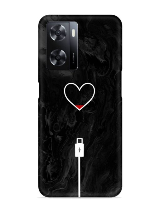 Heart Charging Vector Snap Case for Oppo A57 (5G) Zapvi