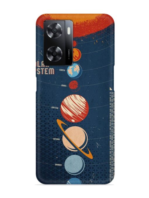 Solar System Vector Snap Case for Oppo A57 (5G)