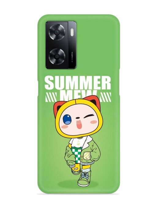 Summer Mew Snap Case for Oppo A57 (5G)