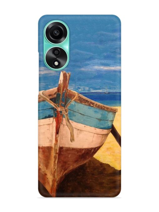 Canvas Painting Snap Case for Oppo A78 (4G)