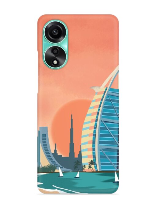 Dubai Architectural Scenery Snap Case for Oppo A78 (4G)