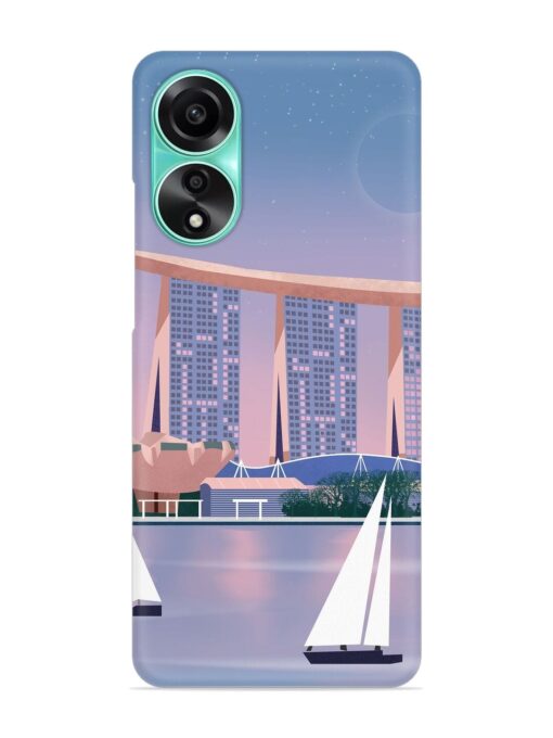 Singapore Scenery Architecture Snap Case for Oppo A78 (4G)