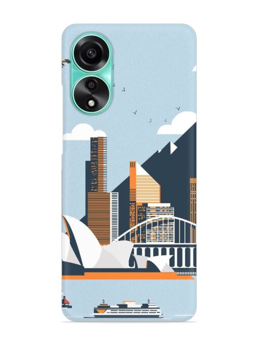 Sydney Opera Landscape Snap Case for Oppo A78 (4G)