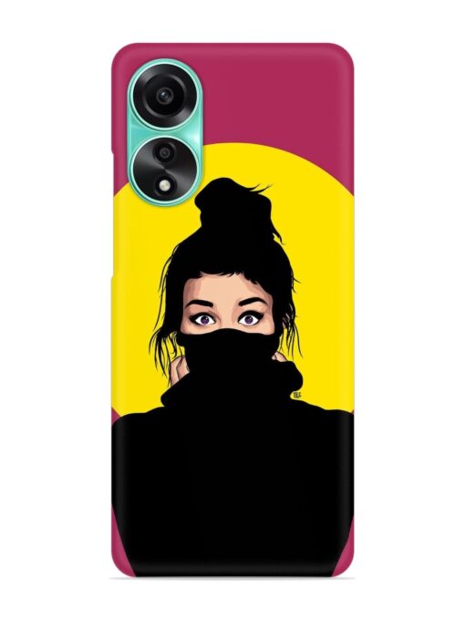 Girly Vector Snap Case for Oppo A78 (4G)