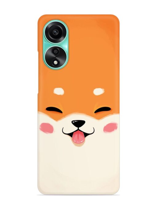 Happy Cat Art Snap Case for Oppo A78 (4G)