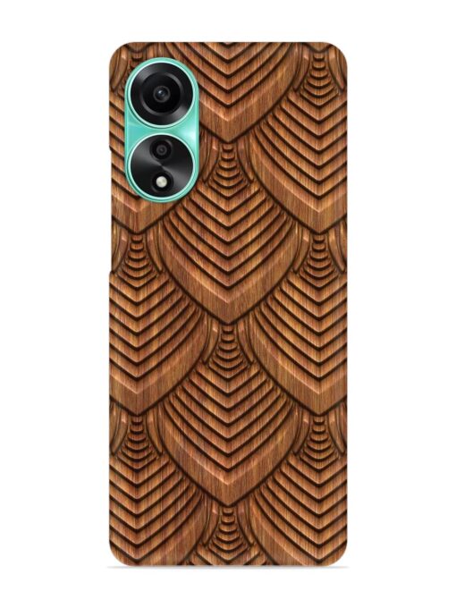 Carved Pattern On Snap Case for Oppo A78 (4G)