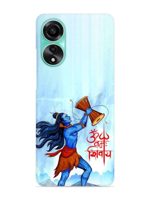 Illustration Lord Shiva Snap Case for Oppo A78 (4G)