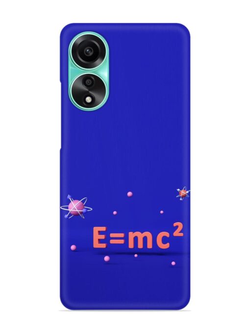 Formula Relativity Equation Snap Case for Oppo A78 (4G)