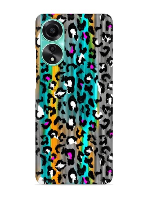 Mix Animal Skin Snap Case for Oppo A78 (4G) Zapvi