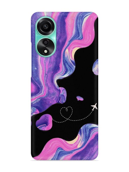 Glitter Art Snap Case for Oppo A78 (4G) Zapvi