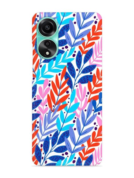 Bright Floral Tropical Snap Case for Oppo A78 (4G)