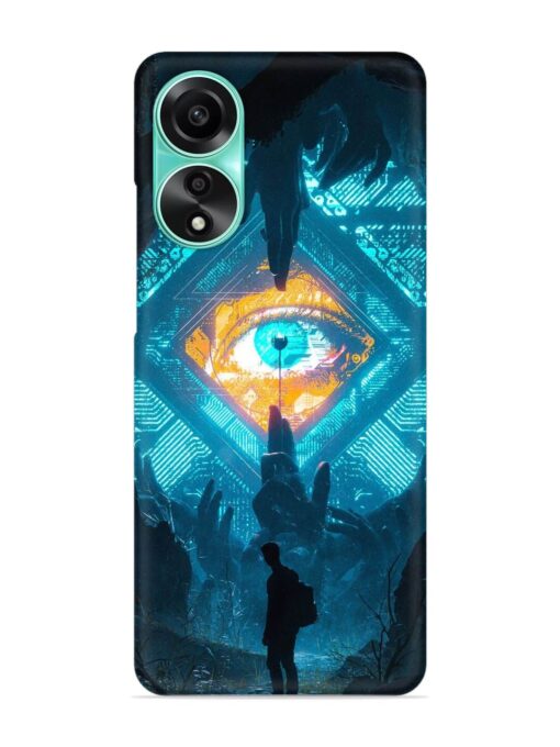 Arcane Eye Snap Case for Oppo A78 (4G) Zapvi