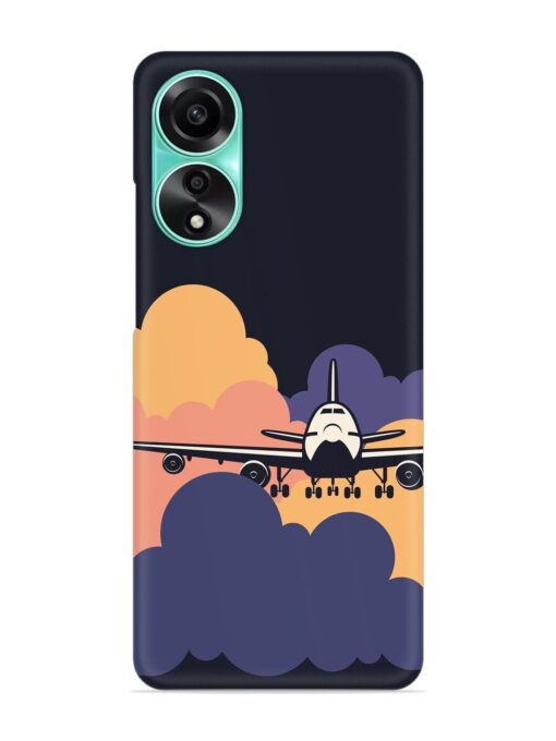 Aeroplane vector Snap Case for Oppo A78 (4G)