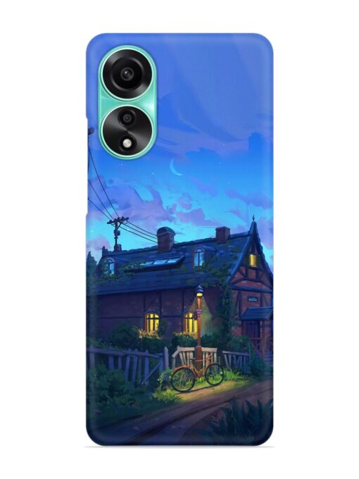 Beautiful Village House Snap Case for Oppo A78 (4G) Zapvi