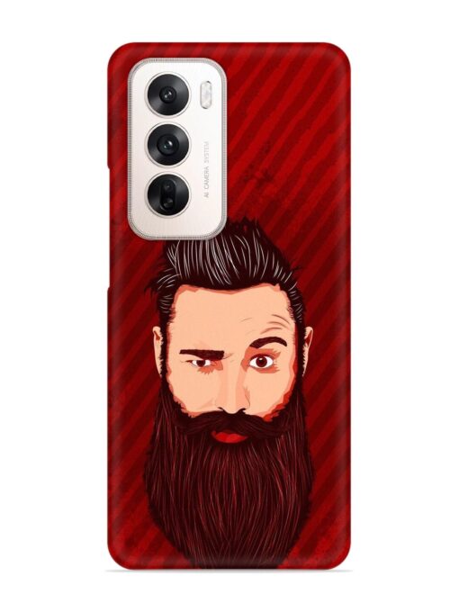 Beardo Man Snap Case for Oppo Reno 12 (5G)