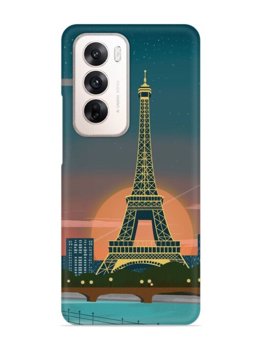 Scenery Architecture France Paris Snap Case for Oppo Reno 12 (5G)