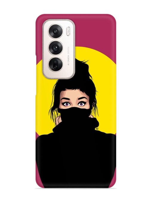 Girly Vector Snap Case for Oppo Reno 12 (5G)