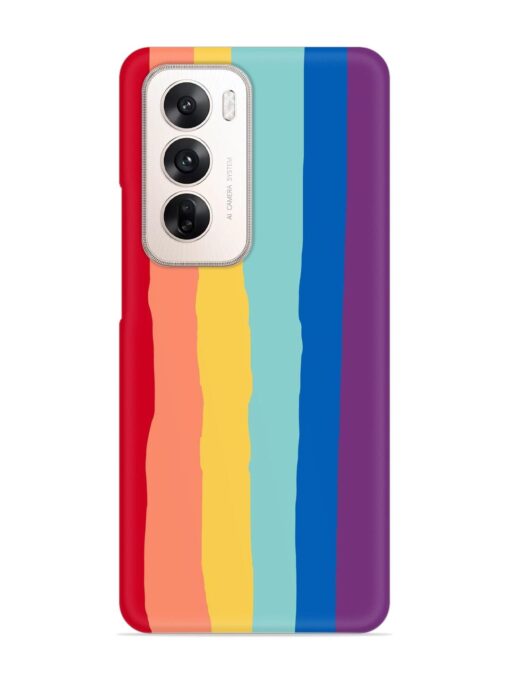 Rainbow Genuine Liquid Snap Case for Oppo Reno 12 (5G)