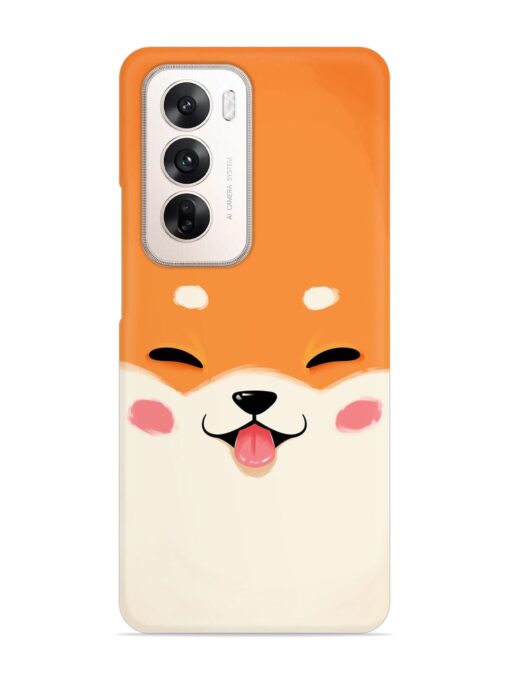 Happy Cat Art Snap Case for Oppo Reno 12 (5G)