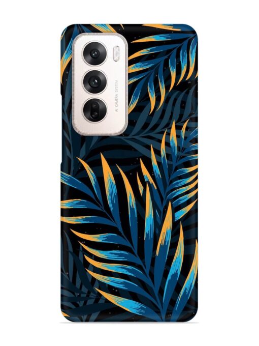 Abstract Leaf Art Snap Case for Oppo Reno 12 (5G) Zapvi