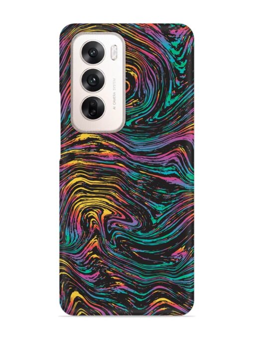 Abstract Liquid Colors Snap Case for Oppo Reno 12 (5G)