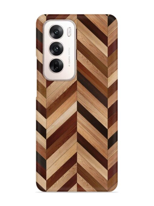 Seamless Wood Parquet Snap Case for Oppo Reno 12 (5G)