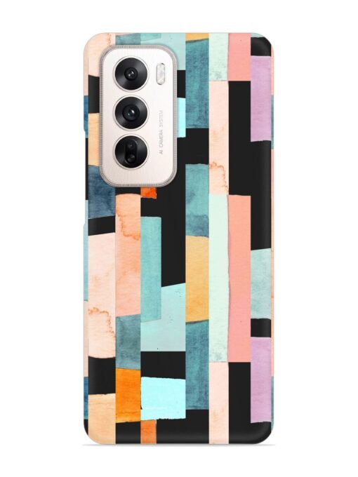 Geometric Seamless Pattern Snap Case for Oppo Reno 12 (5G)