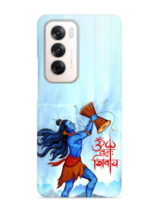 Illustration Lord Shiva Snap Case for Oppo Reno 12 (5G)