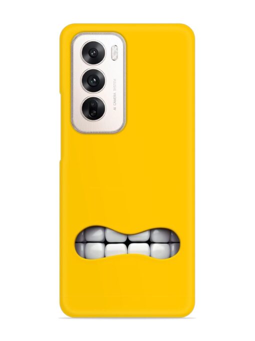 Mouth Character On Snap Case for Oppo Reno 12 (5G)