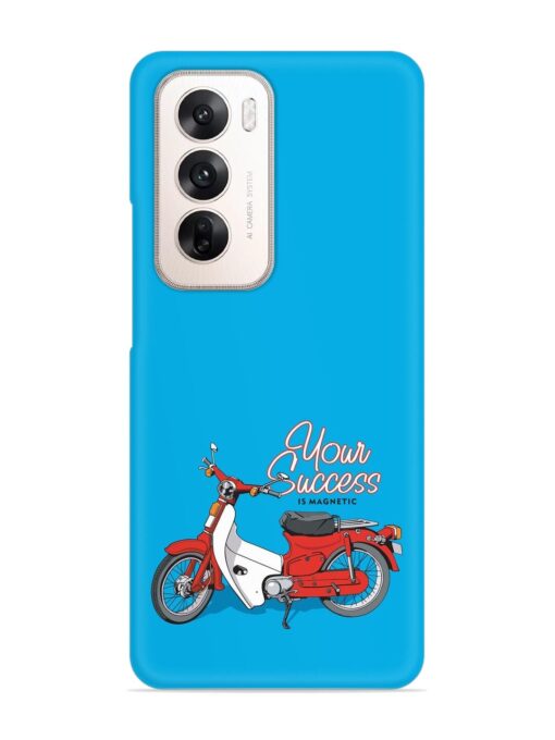 Motorcycles Image Vector Snap Case for Oppo Reno 12 (5G)