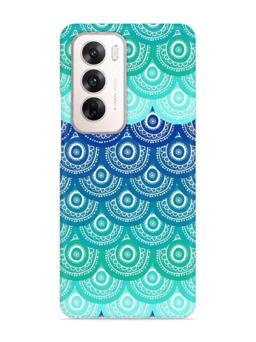 Ethnic Seamless Pattern Snap Case for Oppo Reno 12 (5G)