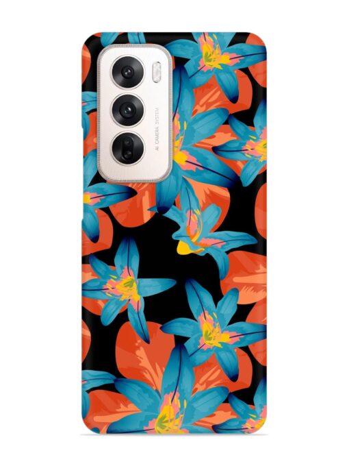 Philippine Flowers Seamless Snap Case for Oppo Reno 12 (5G)