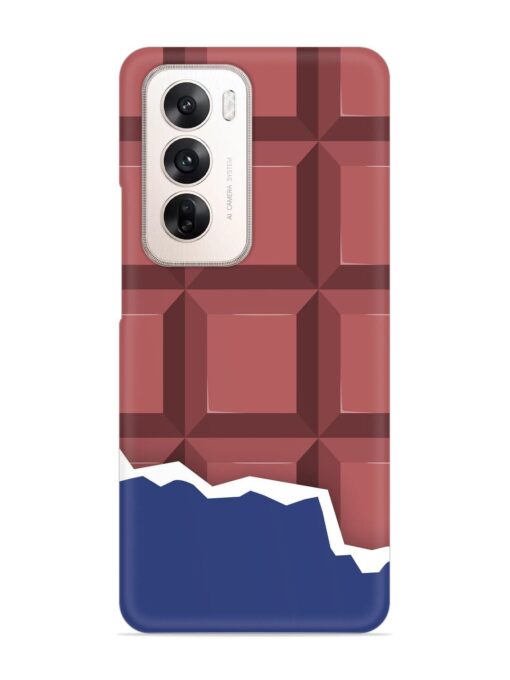 Chocolate Vector Art Snap Case for Oppo Reno 12 (5G)