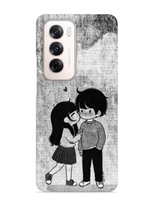 Couple Love Highlights Snap Case for Oppo Reno 12 (5G)