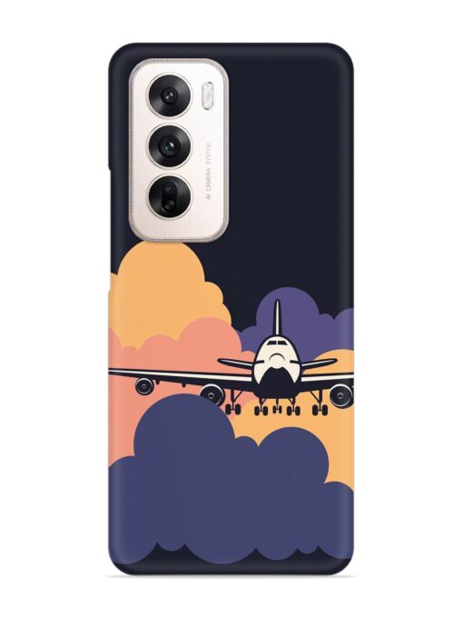 Aeroplane vector Snap Case for Oppo Reno 12 (5G)