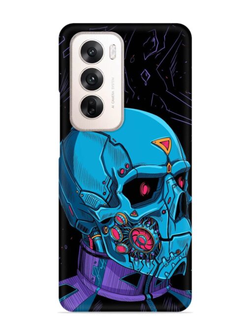 Skull Robo Vector Snap Case for Oppo Reno 12 (5G)