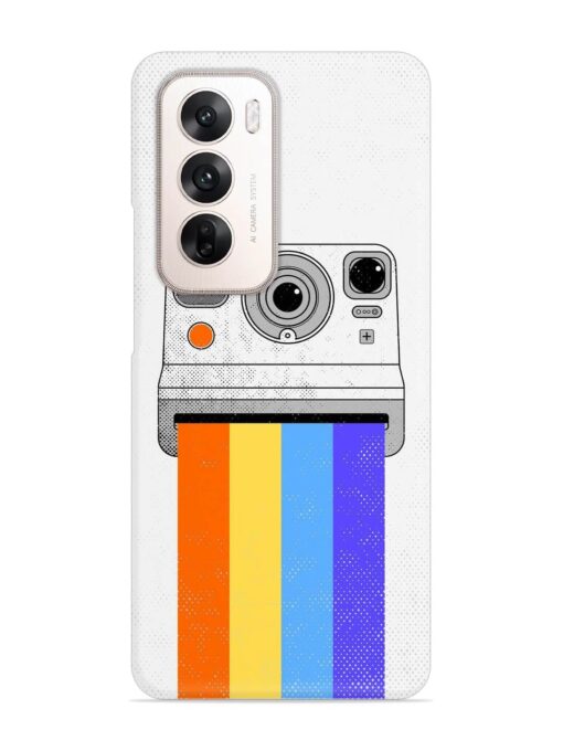 Retro Camera Art Snap Case for Oppo Reno 12 (5G)