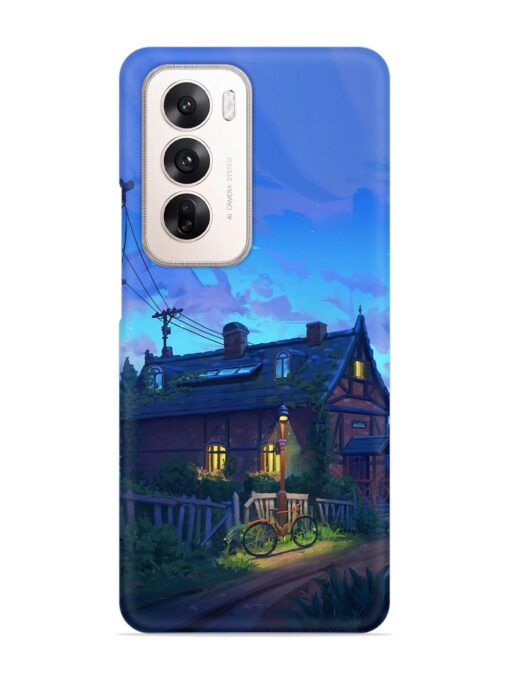 Beautiful Village House Snap Case for Oppo Reno 12 (5G)