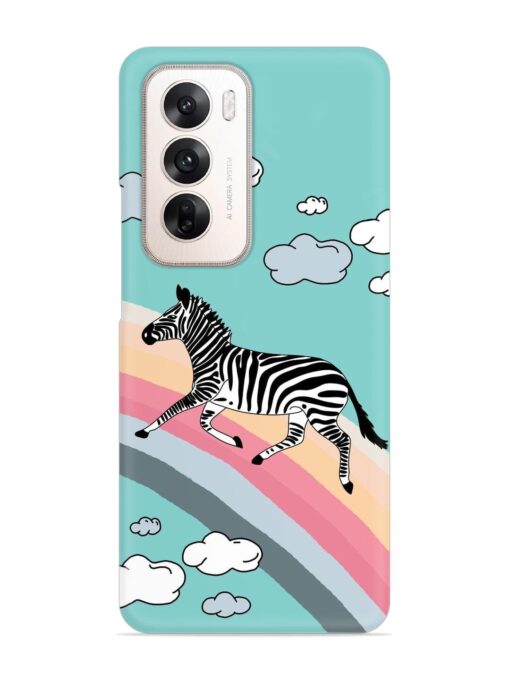 Running Zebra Snap Case for Oppo Reno 12 (5G)