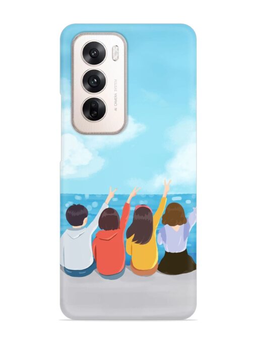 Happy Kids Snap Case for Oppo Reno 12 (5G)