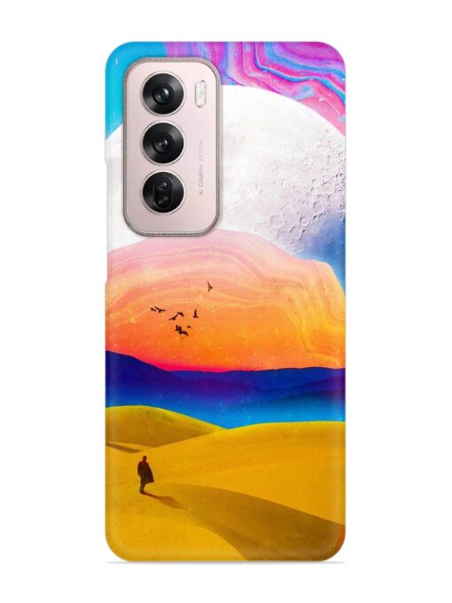 Sandy Desert Snap Case for Oppo Reno 12 Pro (5G) Zapvi