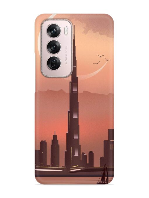 Landmark Burj Khalifa Snap Case for Oppo Reno 12 Pro (5G) Zapvi