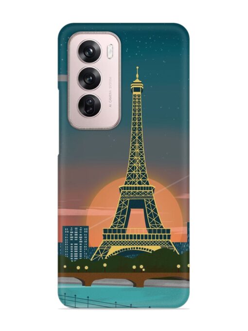 Scenery Architecture France Paris Snap Case for Oppo Reno 12 Pro (5G) Zapvi