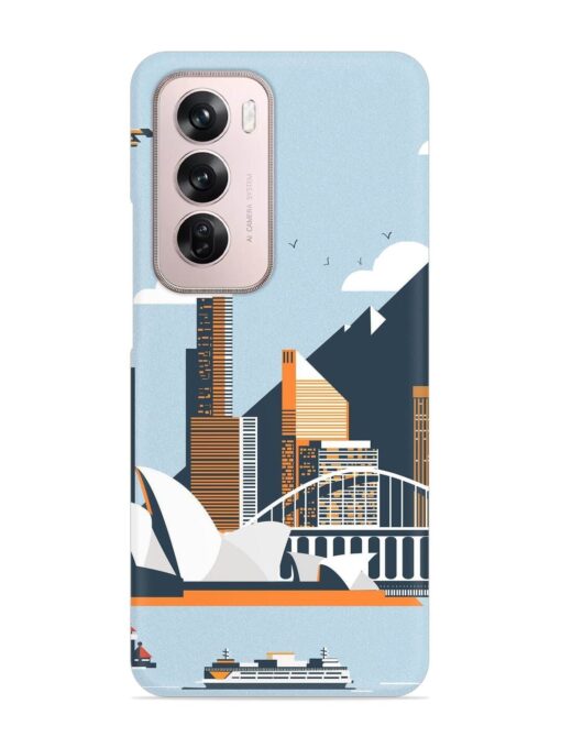 Sydney Opera Landscape Snap Case for Oppo Reno 12 Pro (5G) Zapvi