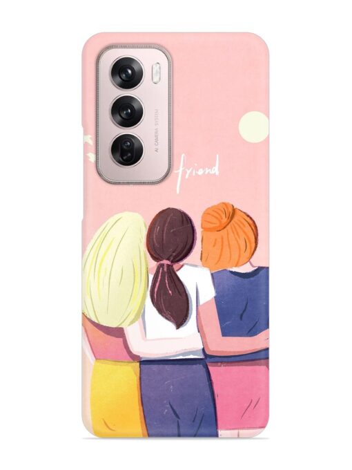 Friendship Day Snap Case for Oppo Reno 12 Pro (5G) Zapvi