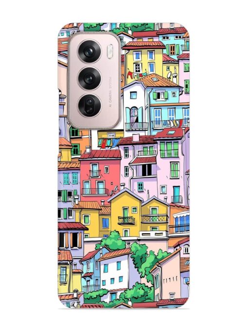 Europe Old Town Snap Case for Oppo Reno 12 Pro (5G) Zapvi