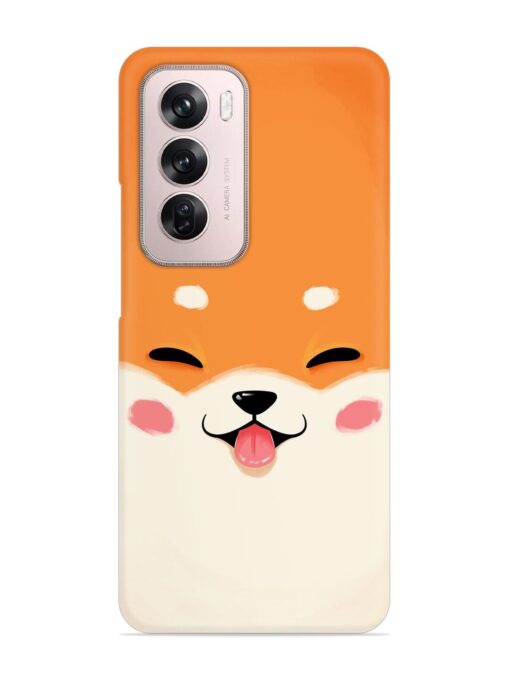 Happy Cat Art Snap Case for Oppo Reno 12 Pro (5G) Zapvi