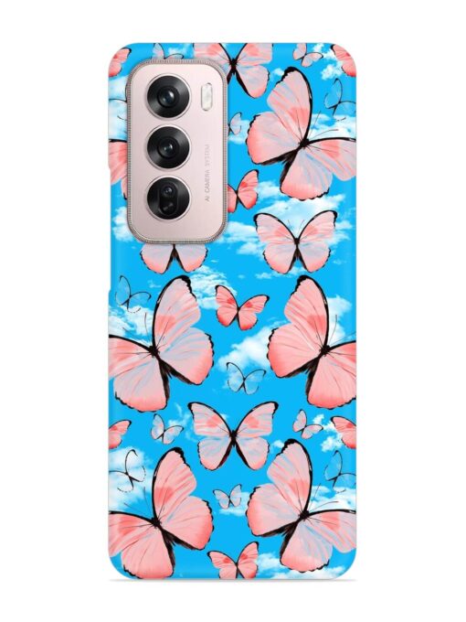 Seamless Pattern Tropical Snap Case for Oppo Reno 12 Pro (5G)