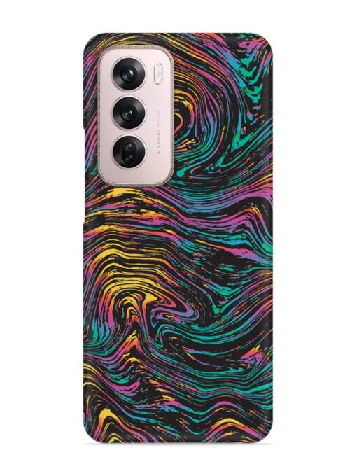 Abstract Liquid Colors Snap Case for Oppo Reno 12 Pro (5G)