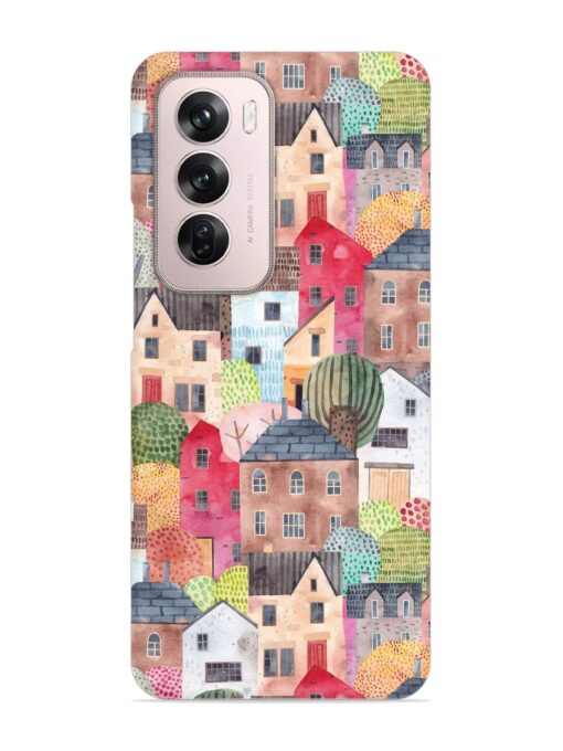 Abstract Seamless Pattern Snap Case for Oppo Reno 12 Pro (5G)